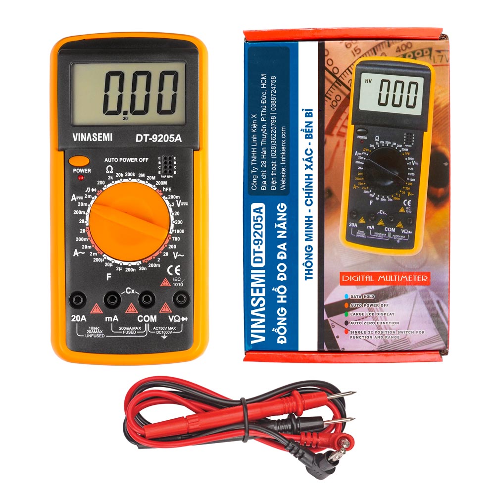 Vinasemi DT-9205A Đồng Hồ Đo Hiển Thị Số